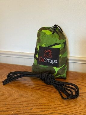 OxStraps Camouflage Camping Hammock